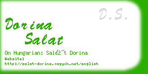 dorina salat business card